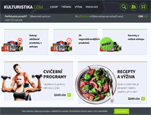Tablet Screenshot of kulturistika.com